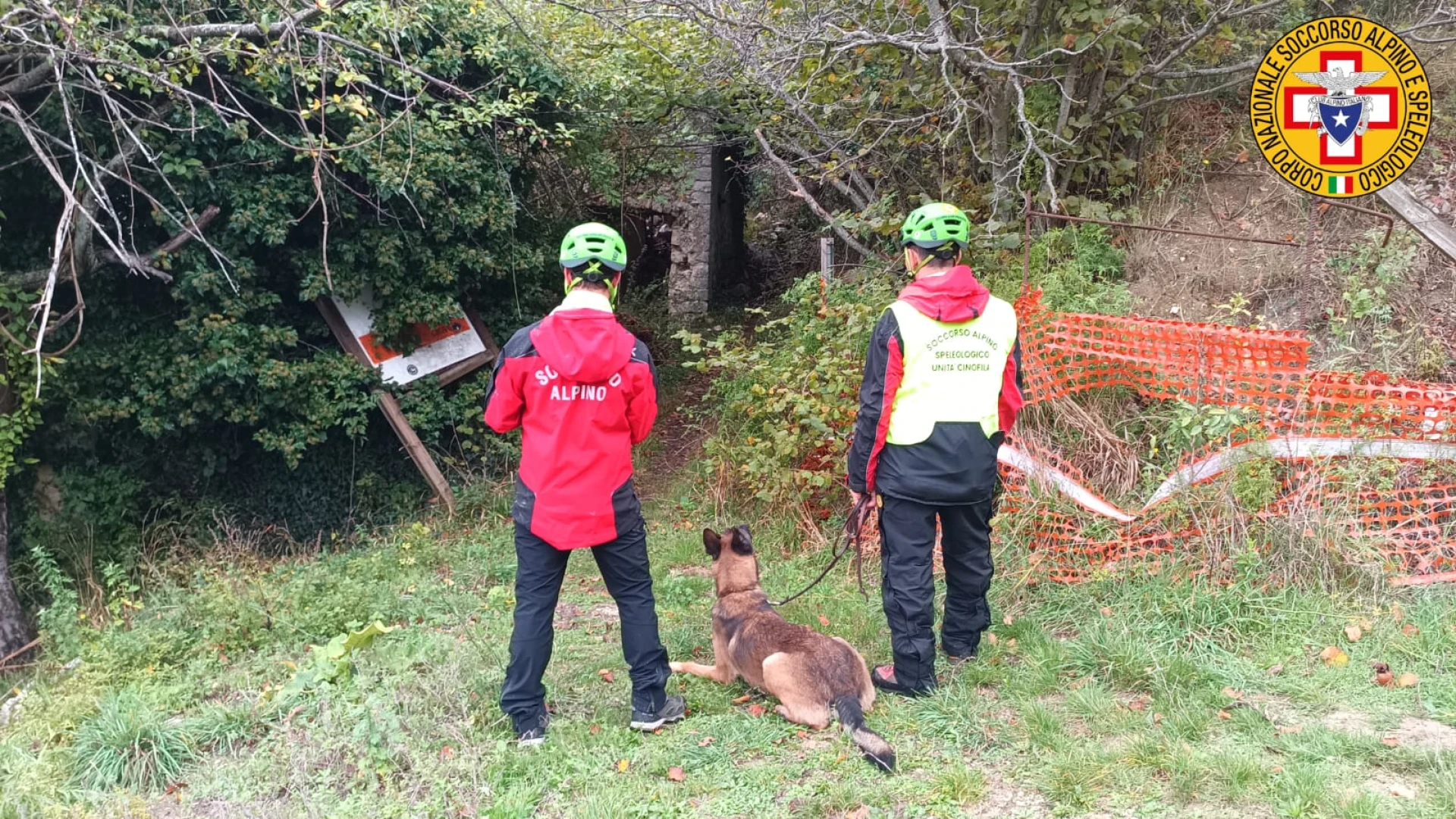 Rocchetta a Volturno: concluso il polo addestrativo per unita’ cinofile del Corpo Nazionale Soccorso Alpino e Speleologico-CNSAS.